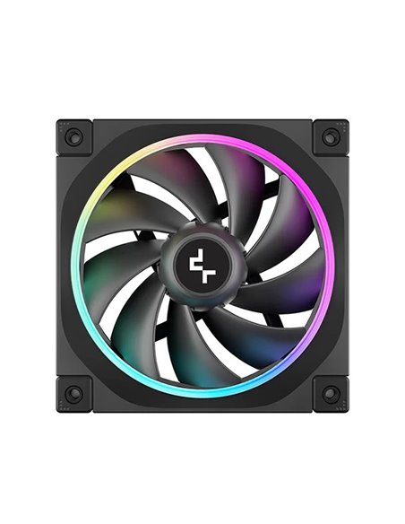 Кулер для корпуса DEEPCOOL FL12/ 120mm ARGB PWM fan/ Black