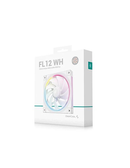 Ventilator pentru carcasa DEEPCOOL FL12 WH/ 120mm ARGB PWM fan/ White