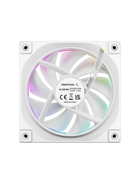 Ventilator pentru carcasa DEEPCOOL FFL12R WH/ 120mm ARGB PWM fan/ White