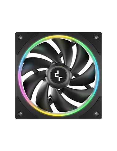 Кулер для корпуса DEEPCOOL FL12/ 120mm ARGB PWM fan/ Black