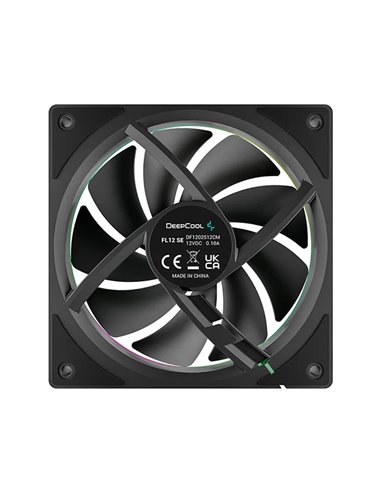 Кулер для корпуса DEEPCOOL FL12/ 120mm ARGB PWM fan/ Black