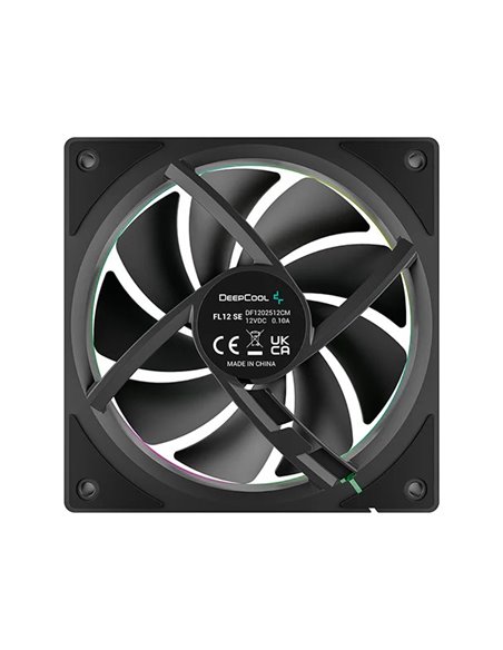 Кулер для корпуса DEEPCOOL FL12/ 120mm ARGB PWM fan/ Black