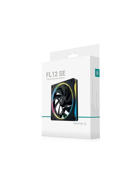 Кулер для корпуса DEEPCOOL FL12/ 120mm ARGB PWM fan/ Black