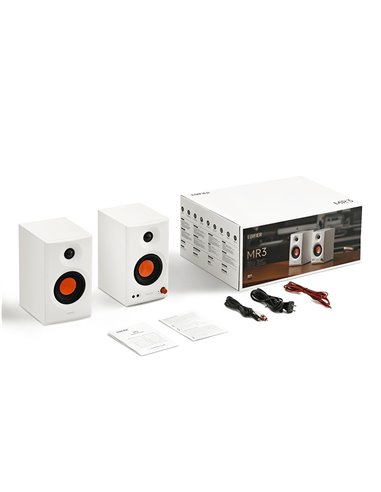 Студийные мониторы Edifier MR3 White / 2x18W RMS / Bluetooth / balanced TRS / AUX