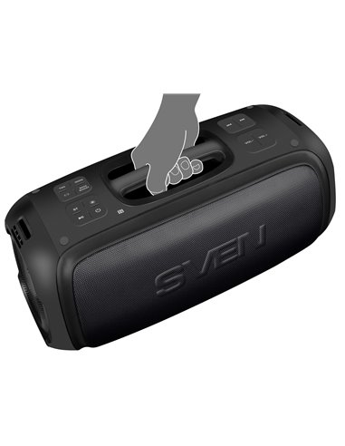 Портативная Колонка SVEN PS-860 Black / 100W / Bluetooth / NFC / FM tuner / USB / microSD