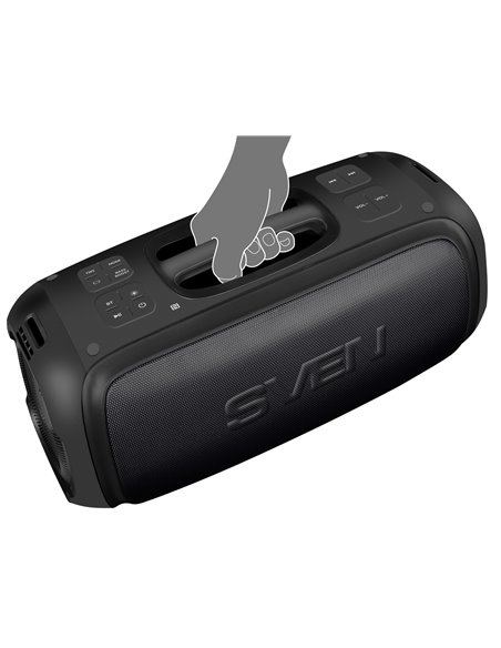 Портативная Колонка SVEN PS-860 Black / 100W / Bluetooth / NFC / FM tuner / USB / microSD