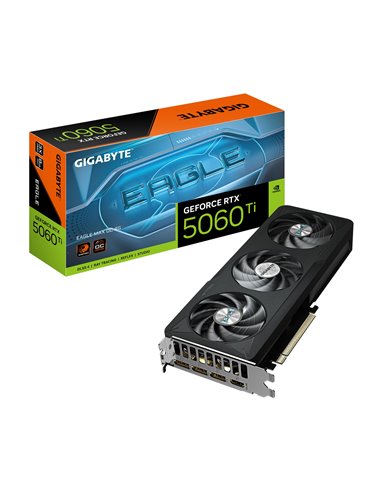 Видеокарта GIGABYTE GeForce RTX 5060 Ti EAGLE MAX OC/ 8GB / GDDR7 / 128bit
