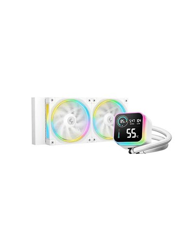 Жидкостный охладитель DEEPCOOL LQ240 WH/ Universal/ 280W/ <38.71dBA/ 72.04 CFM
