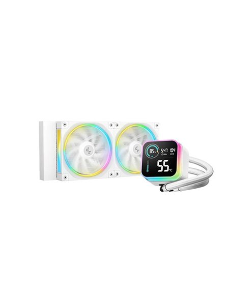 Жидкостный охладитель DEEPCOOL LQ240 WH/ Universal/ 280W/ <38.71dBA/ 72.04 CFM