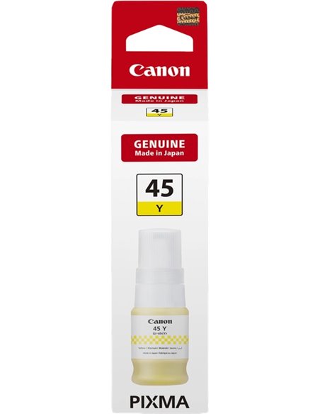Ink Bottle Canon GI-45Y, Yellow (6287C001), 40ml for Canon MAXIFY GX1040, MAXIFY GX2040, 3000 p. (Eco 4500 p.)