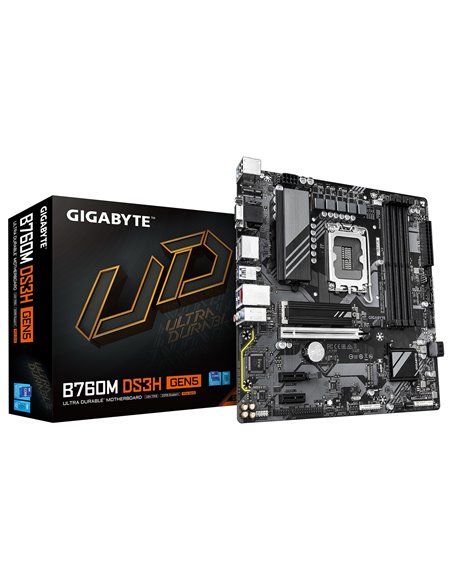 Placa de baza GIGABYTE B760M DS3H GEN5/ 1700/ B760/ DDR5/ mATX