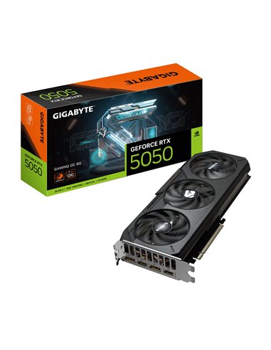 Видеокарта GIGABYTE GeForce RTX 5050 GAMING OC 8G / 8GB / GDDR6 / 128bit