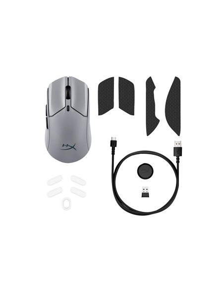 Mouse Gaming Wireless HYPERX Pulsefire Haste 2 Pro, Gray [A1KY5AA]