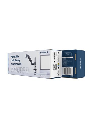 Suport reglabil pentru monitorul de birou, 17'-32” Gembird MA-DA1P-02
