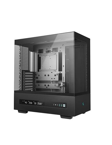Корпус DEEPCOOL CH690 DIGITAL / w/oPSU / Side-Window / Digital screen / ATX / Black