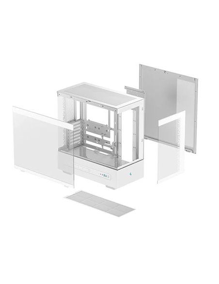Корпус DEEPCOOL CH560 DIGITAL / w/oPSU / Side-Window / Digital screen / 3x140mm ARGB, 1x120 ARGB / ATX