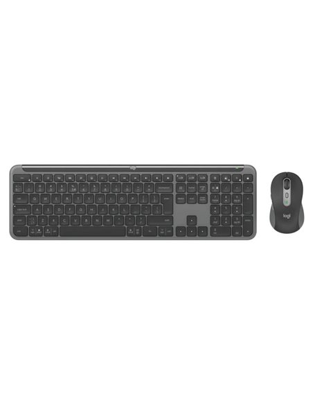 Tastatura si Mouse Wireless Logitech Signature Slim MK950, Graphite