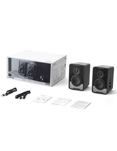Колонки 2.0 Edifier QR30/30W / Bluetooth/ RGB light/ Black Колонки 2.0 Edifier QR30/30W / Bluetooth/ RGB light/ Black