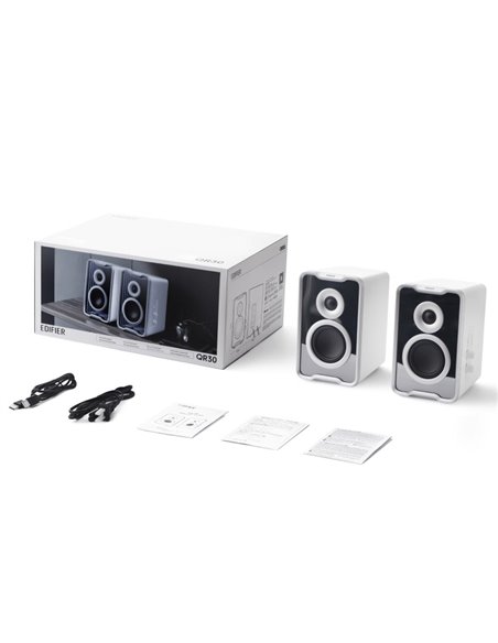 Boxe 2.0 Edifier QR30/30W / Bluetooth/ RGB light / White Boxe 2.0 Edifier QR30/30W / Bluetooth/ RGB light / White