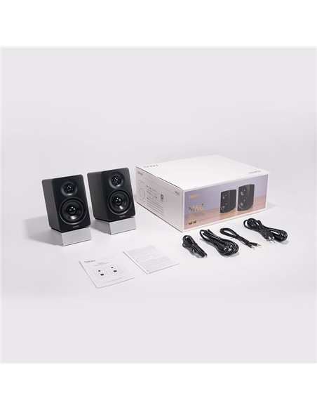 Колонки Edifier M60 Black/ 66W RMS/ Bluetooth/ 3.5mm AUX/ USB-C audio inputs