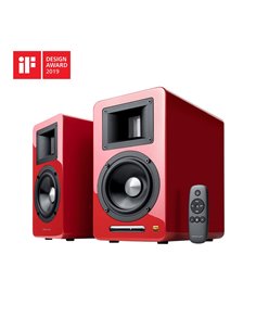 Boxe Bluetooth cu audio de inalta rezolutie Airpulse A100 Red / 2x50 W / Bluetooth