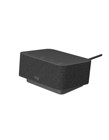 USB-C docking station multifunctionala cu meeting controls si boxe Logitech Logi Dock
