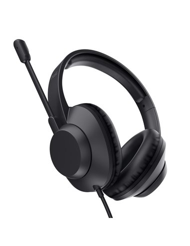 Casti Trust AYDA MAX / USB / Black