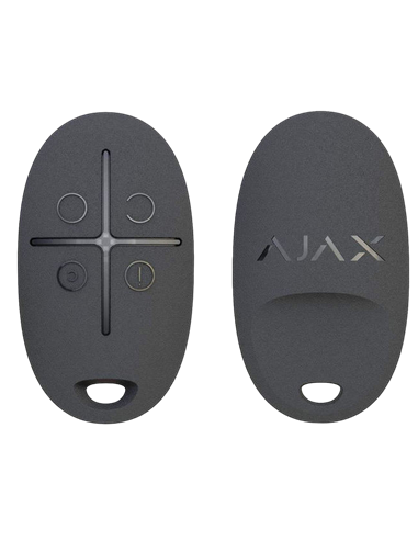 Buton de urgență Ajax SpaceControl, Negru