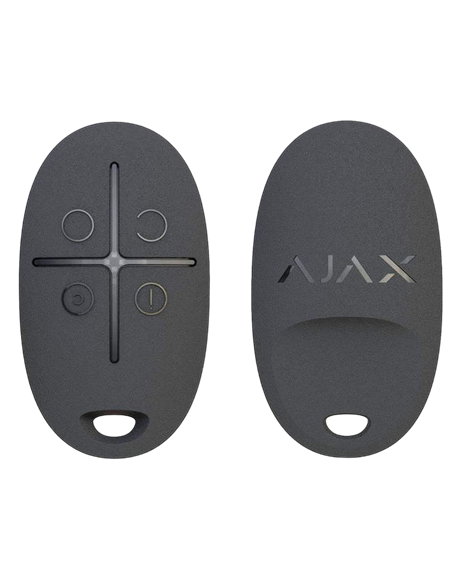 Buton de urgență Ajax SpaceControl, Negru