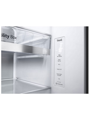 Frigider LG GSXV91MBAE, Argintiu