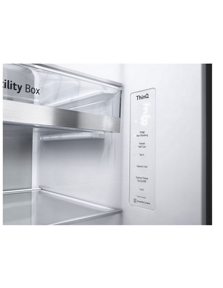 Frigider LG GSXV91MBAE, Argintiu