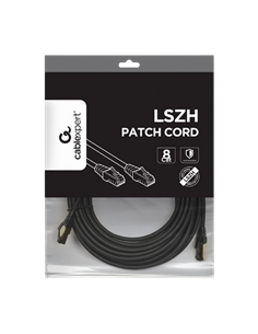 Patch cord Cablexpert PP8-LSZHCU-BK-7.5M, Cat8 S/FTP, 7,5m, Negru 2