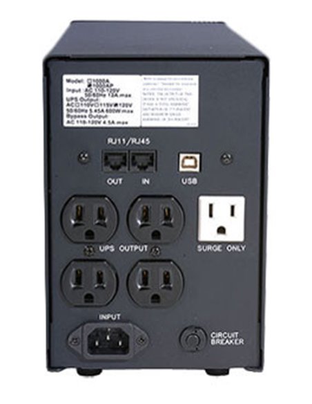 Sursă de alimentare neîntreruptibilă Ultra Power SL-1K/EL-1K, 1000VA, Turn