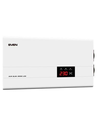 Stabilizator de Tensiune SVEN SLIM AVR-2000 LCD, 2000VA