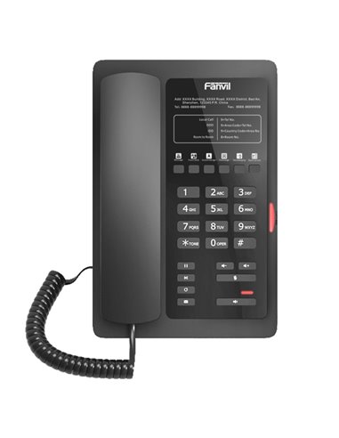 Telefon IP Fanvil H3, Negru