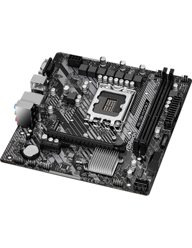 Placă de bază ASRock H610M-HVS/M.2 R2.0, LGA1700, Intel H610, Micro-ATX