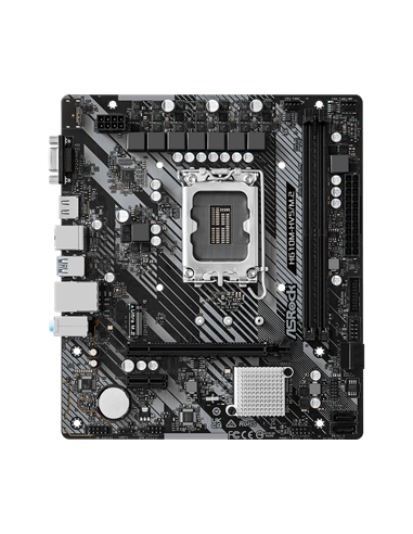 Placă de bază ASRock H610M-HVS/M.2 R2.0, LGA1700, Intel H610, Micro-ATX