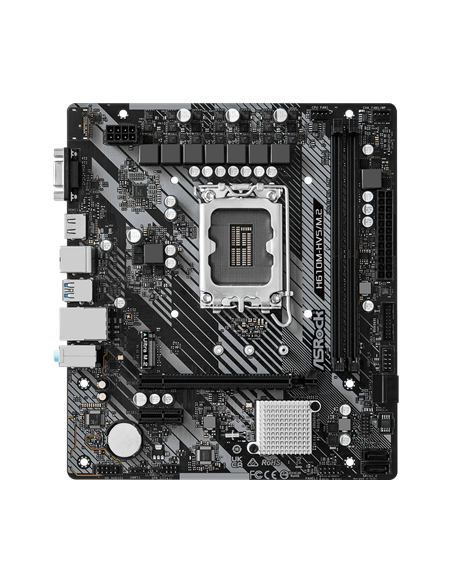 Placă de bază ASRock H610M-HVS/M.2 R2.0, LGA1700, Intel H610, Micro-ATX