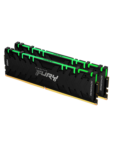 Оперативная память Kingston FURY Renegade RGB, DDR4 SDRAM, 3600 МГц, 64Гб, KF436C18RB2AK2/64