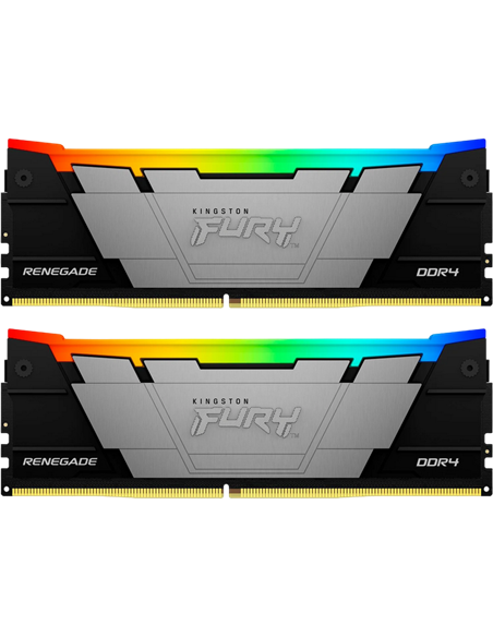 Оперативная память Kingston FURY Renegade RGB, DDR4 SDRAM, 3600 МГц, 64Гб, KF436C18RB2AK2/64