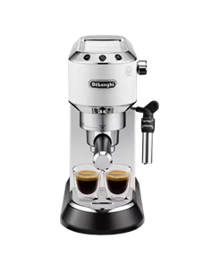 Кофеварка рожковая DeLonghi Dedica Pump Espresso, 1300Вт, Белый