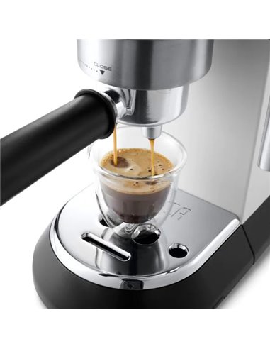 Кофеварка рожковая DeLonghi Dedica Pump Espresso, 1300Вт, Белый