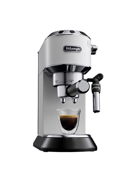 Cafetiera manuala DeLonghi Dedica Pump Espresso, 1300W, Alb