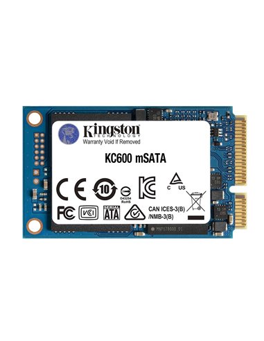Накопитель SSD Kingston KC600, 256Гб, SKC600MS/256G