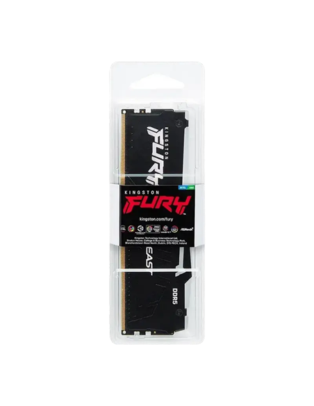 Оперативная память Kingston FURY Beast RGB, DDR5 SDRAM, 5600 МГц, 32 ГБ, KF556C36BBEA-32