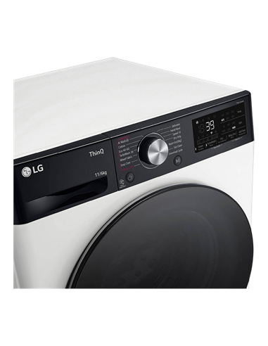 Mașină de spălat cu uscător LG F4DR711S2H, 10kg, Alb