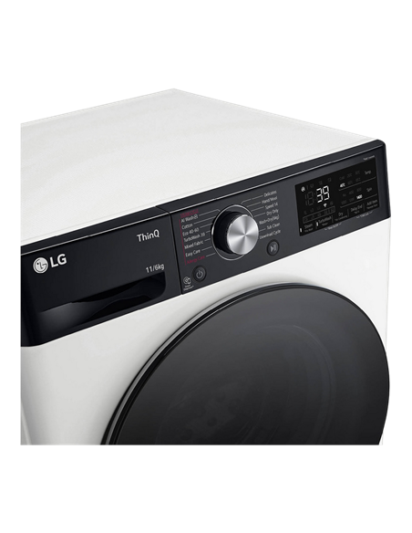 Mașină de spălat cu uscător LG F4DR711S2H, 10kg, Alb