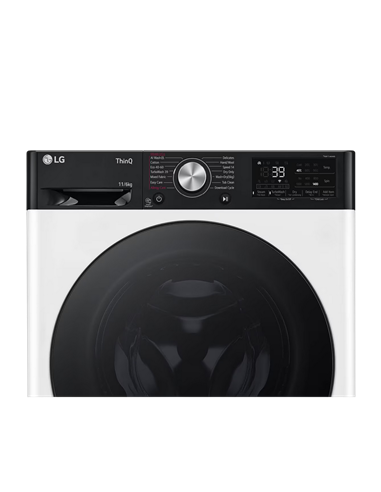 Mașină de spălat cu uscător LG F4DR711S2H, 10kg, Alb