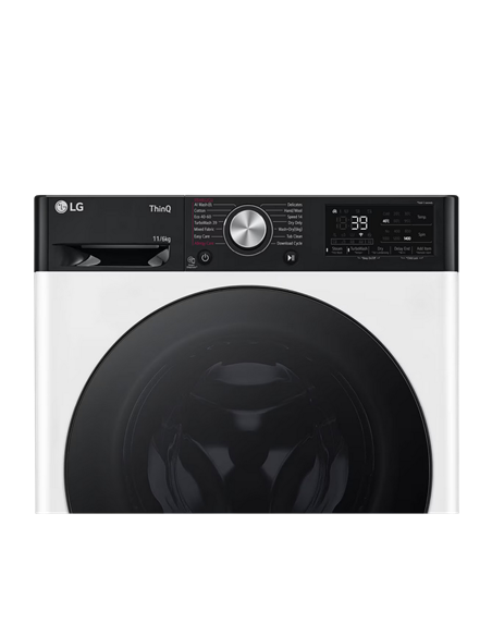 Mașină de spălat cu uscător LG F4DR711S2H, 10kg, Alb