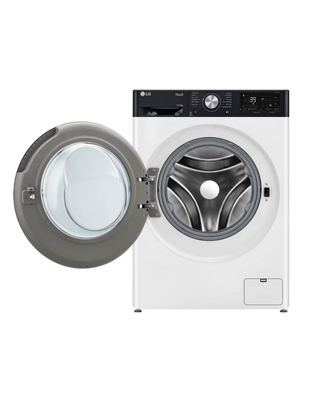 Mașină de spălat cu uscător LG F4DR711S2H, 10kg, Alb